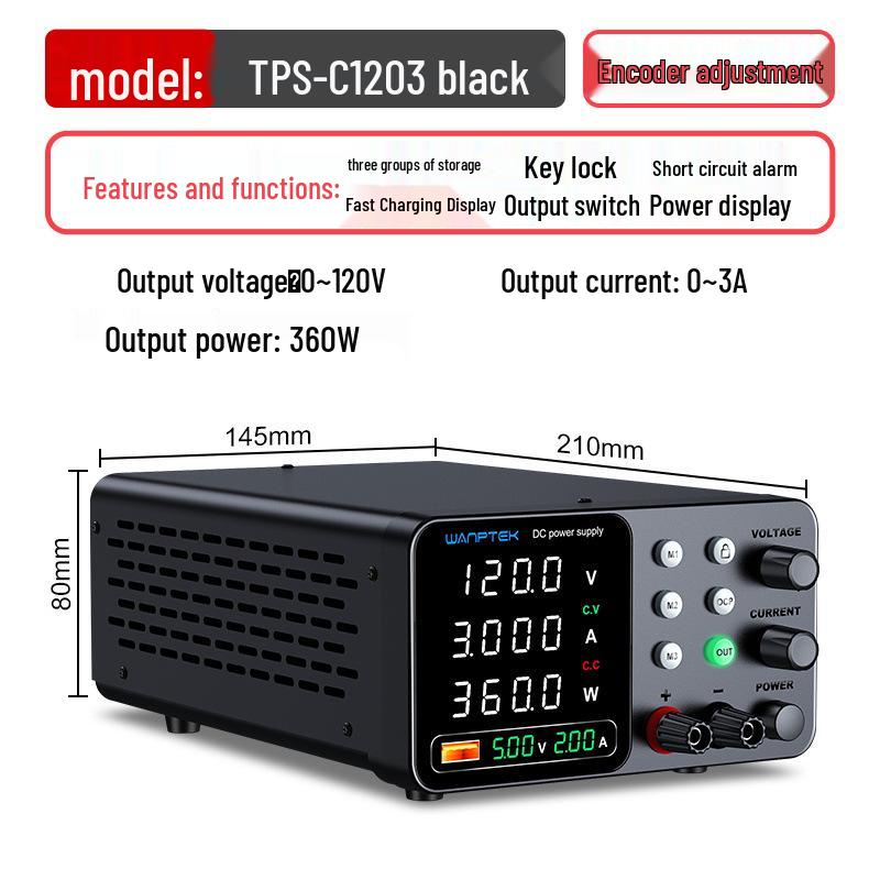 WANPTEK DPS605U Adjustable DC Power Supply for Laptop & Mobile Repair