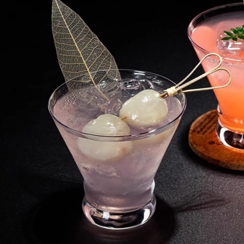 Short Footed Martini Glass Cup, Wide Mouthed Ice Cream Glass, Creative Dessert Ice Cream Cups, High-end Cocktail Whisky Glass