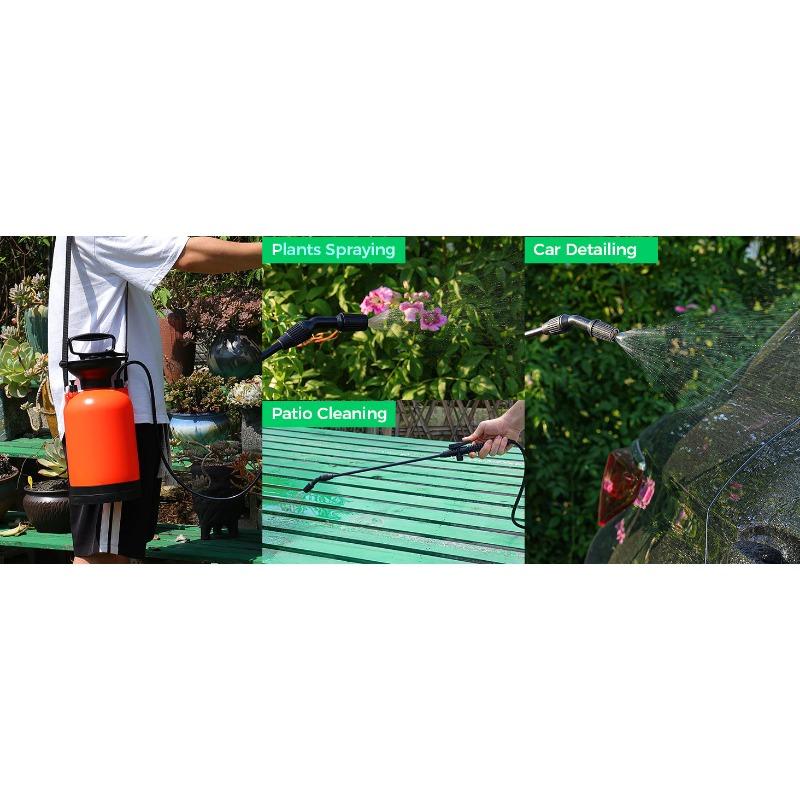 3-8L Cleaning Spray Cans Garden Watering Flowers Car Wash Shoulder Sprayer Air Pressure Spray Cans