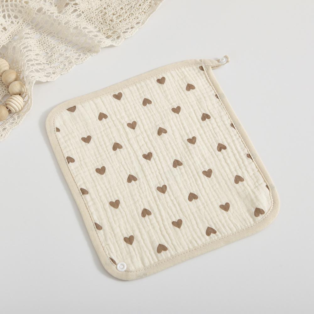 

Корейское 4-слойное хлопковое марлевое детское полотенце и носовой платок 25*25 cm