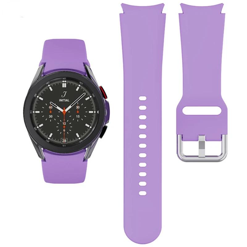 20mm Silicone Strap For Samsung Galaxy Watch 7/6/5/4 40mm 44mm Pro 45mm Bracelet Belt Galaxy Watch 6 4 Classic 47mm 46mm Correa