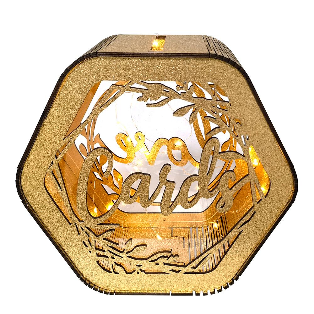 

Персонализированная коробка для свадебных открыток, деревенские свадебные украшения для церемонии приема, памятный сувенир, деревянная коробка для открыток