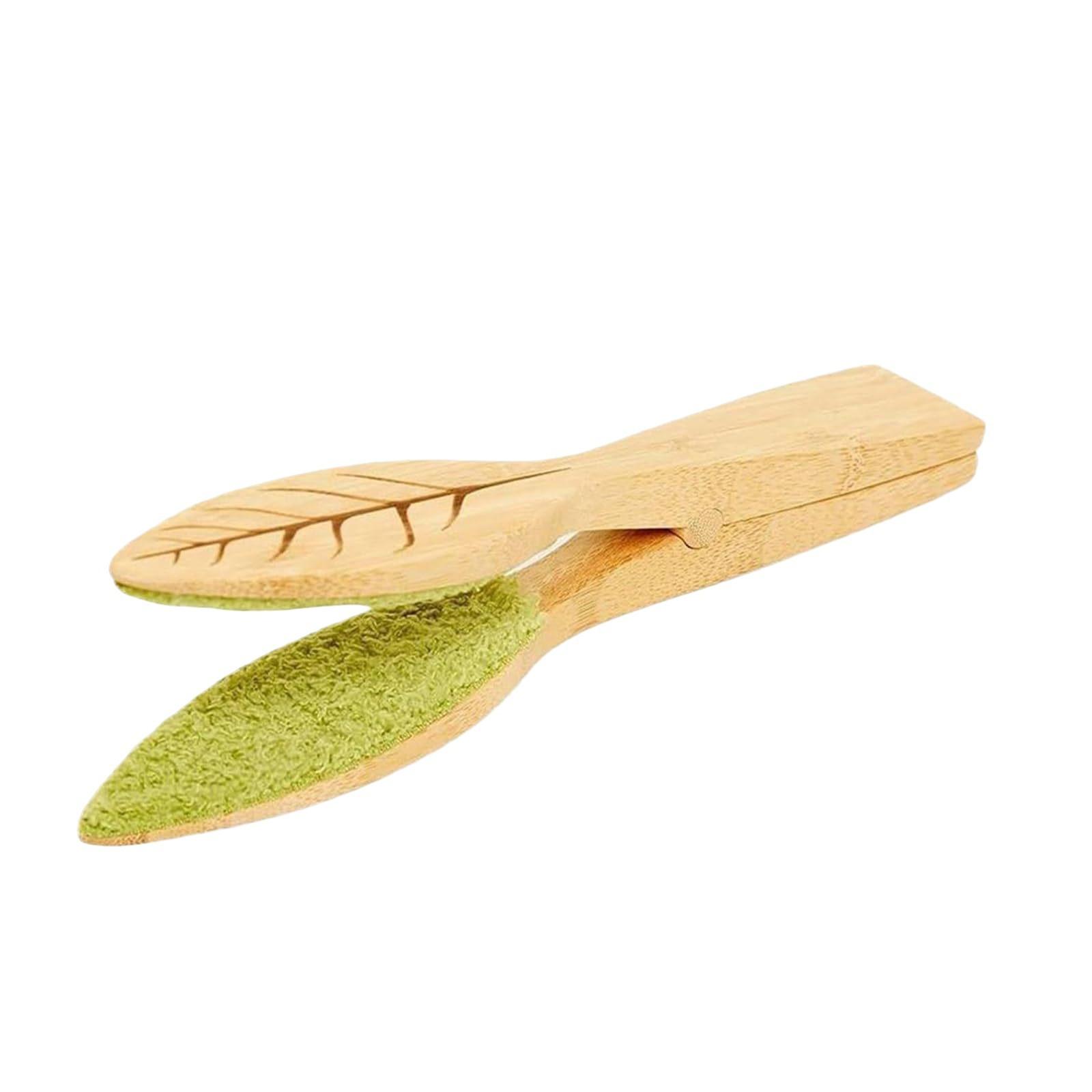 

1Pc Portable Wooden Handheld Leaf Cleaning Brush, Creative Potted Plant Leaf Cleaner, Holiday Gift