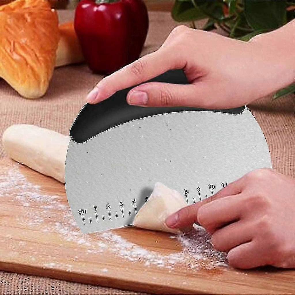 2025 Sunrain Stainless Steel Baking Dough Cutter Dough Scraper