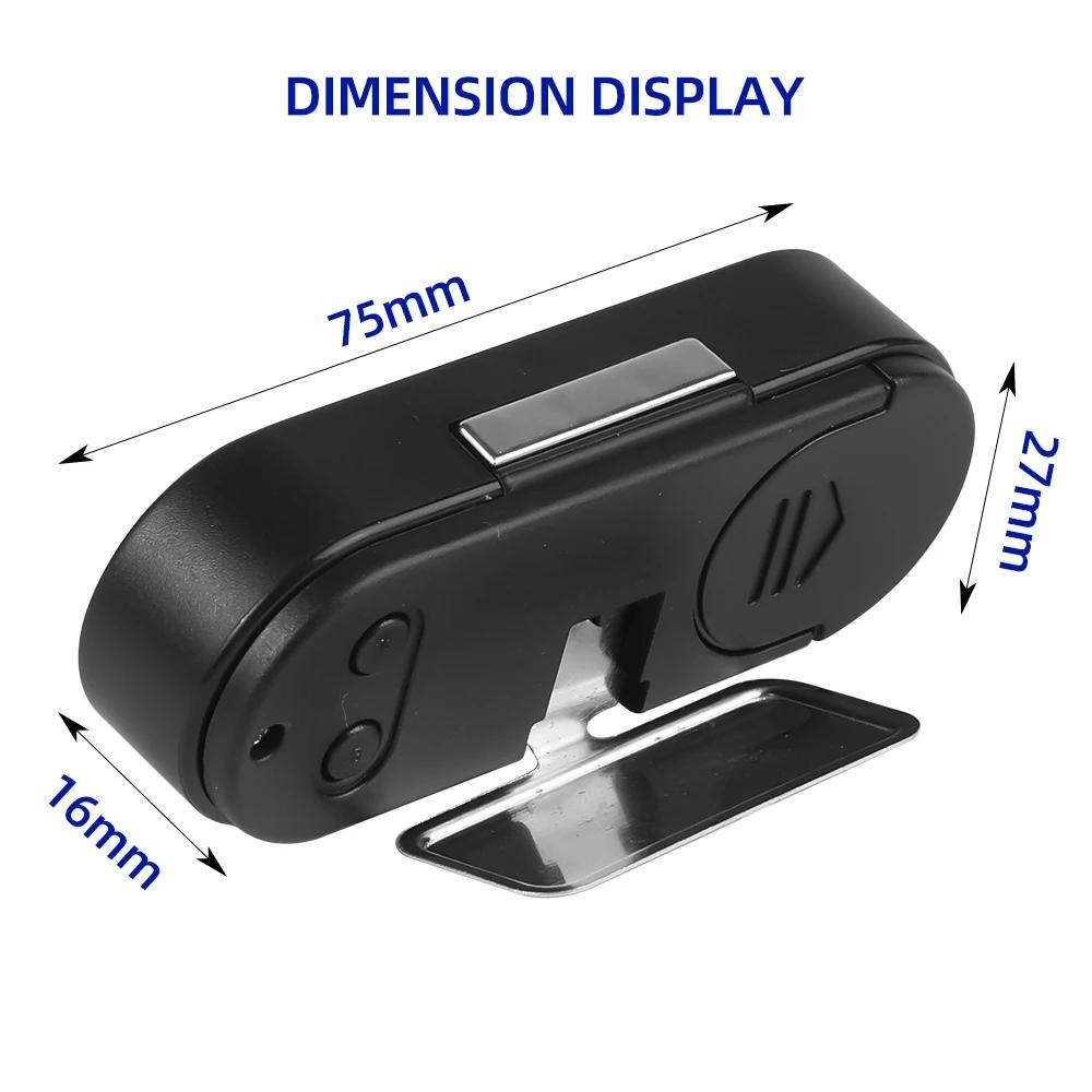 Mini Car Clock Thermometer LCD Digital Backlight Electronic Auto Clocks Car Inside Outside Temperature Electronic Car Time Watch