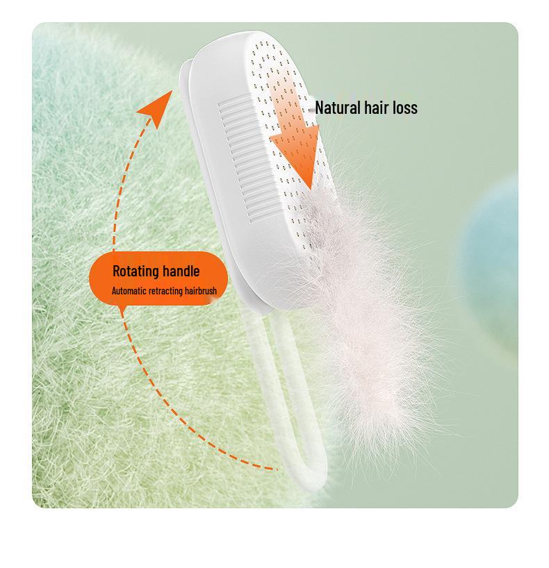 Universal Pet Electric Spray & Massage Comb for Cats and Dogs - Anti-Flyaway Hair Bath Brush