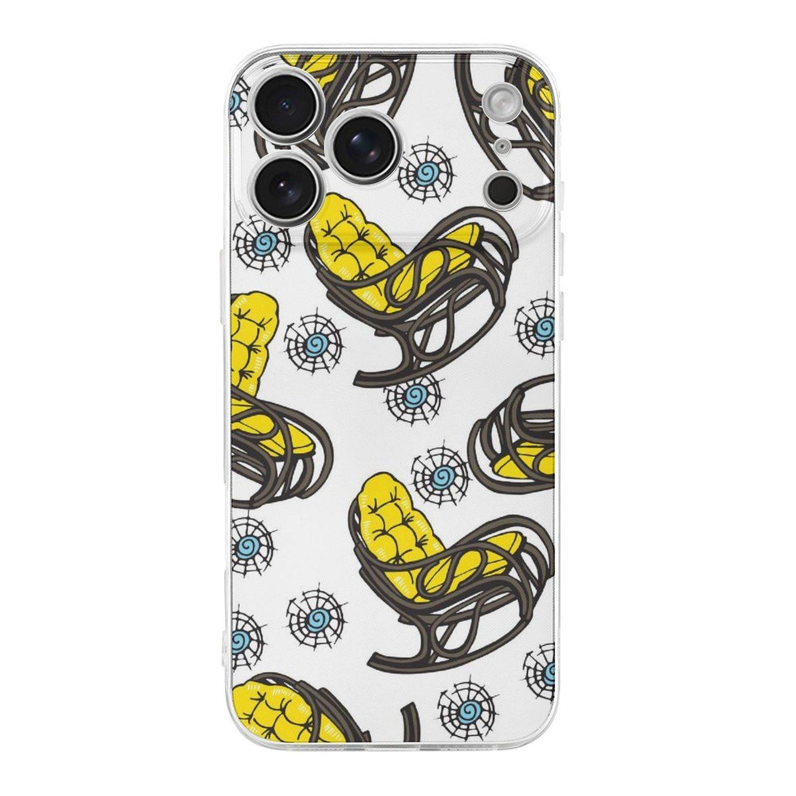 

1 Pack For Iphone 17/17Air/17Pro/17ProMax Clear TPU Protective Case With Anti-Slip Surface, Raised Bezel And Drop Absorption Frame IPHONE-17ProMax белый