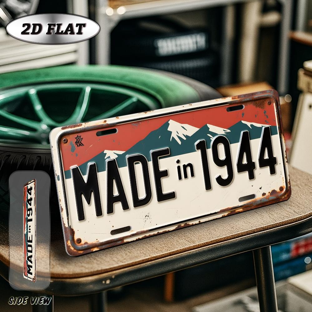 

D Flat D PlaneD Plane D PlaneD Plane Retro Metal Sign Decoration D Flat Made in Vintage Home 15x30cm(5.9x7.8inch)