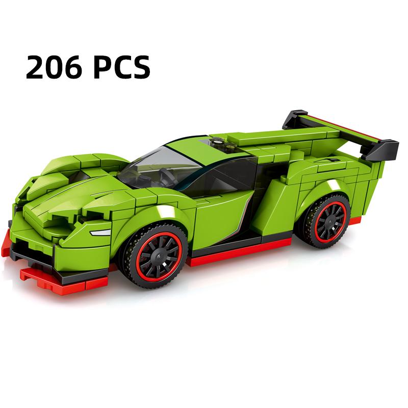 Speed MOC Racing Car SUV City Sports Model Building Blocks Bricks Rally Super Racers Christmas gift Technical Vehicles Toy