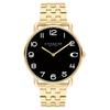 Coach Men's Elliot Watch, Black Dial, Stainless Steel Strap, 14602669 (Official Import)