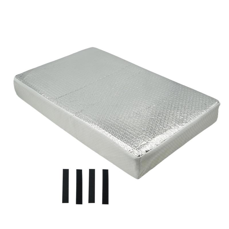 RV Skylight Cover with 14x14x28 Size Thermal ulator Waterproof Shade for Camper Vent with Non Slip Silicone Base