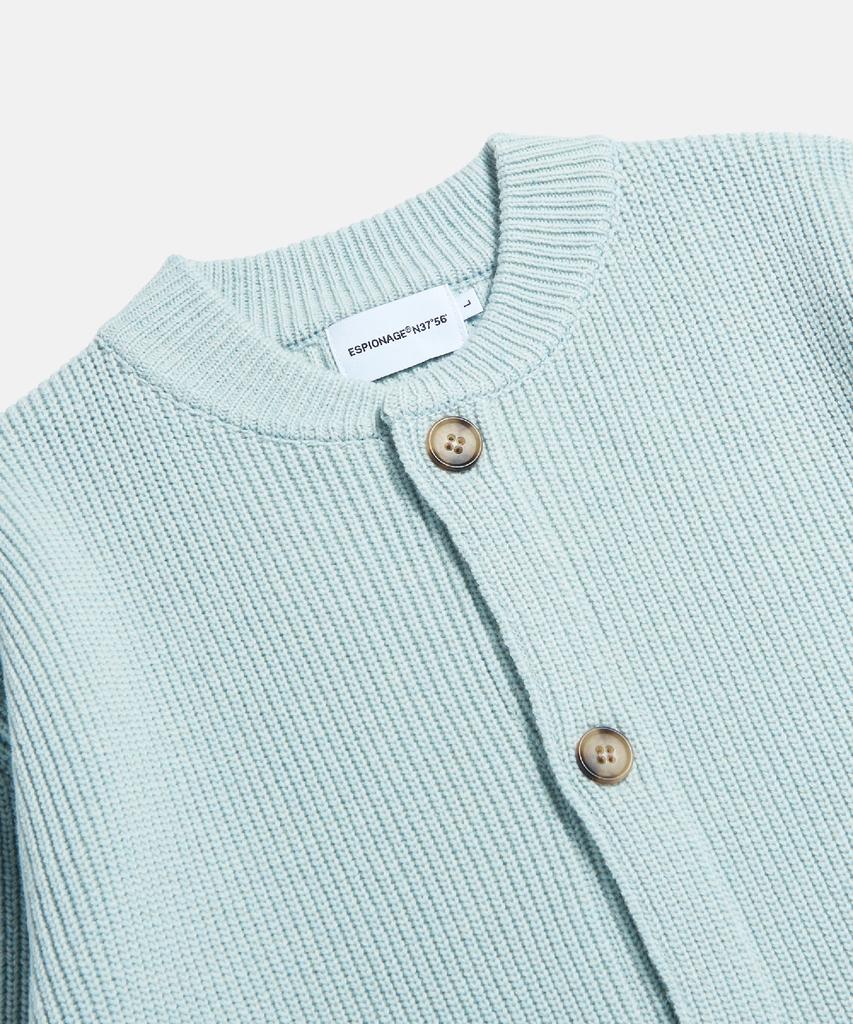 Espionage Miller Heavyweight Cardigan Powder Blue