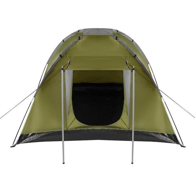 Палатка кемпинговая Enero Camp Traveller 4-местная зеленая