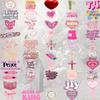 50/100/200 Pink Bible Christian Cartoon Stickers Jesus Loves You Graffiti Stickers Water Bottle Notebook Phone Stickers