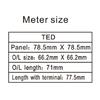 TED 72*72mm K J PT100 Type AC220V 110V 24V 380V Knob 0-100 300 400 600 Degree Digital Thermostat Powered Temperature Controller