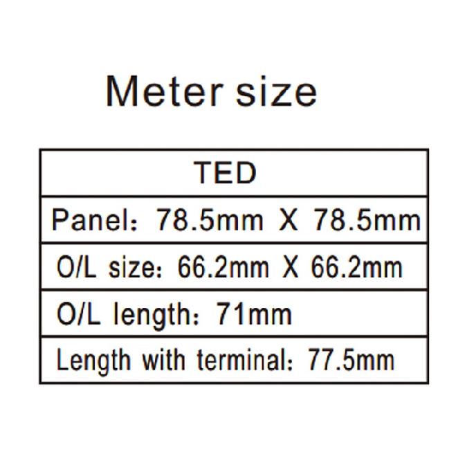 TED 72*72mm K J PT100 Type AC220V 110V 24V 380V Knob 0-100 300 400 600 Degree Digital Thermostat Powered Temperature Controller