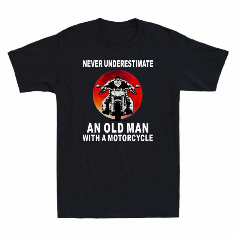 Cotton A With Old Tee Unisex Motorcycle Never Unisexs Vintage An Underestimate Sunset S