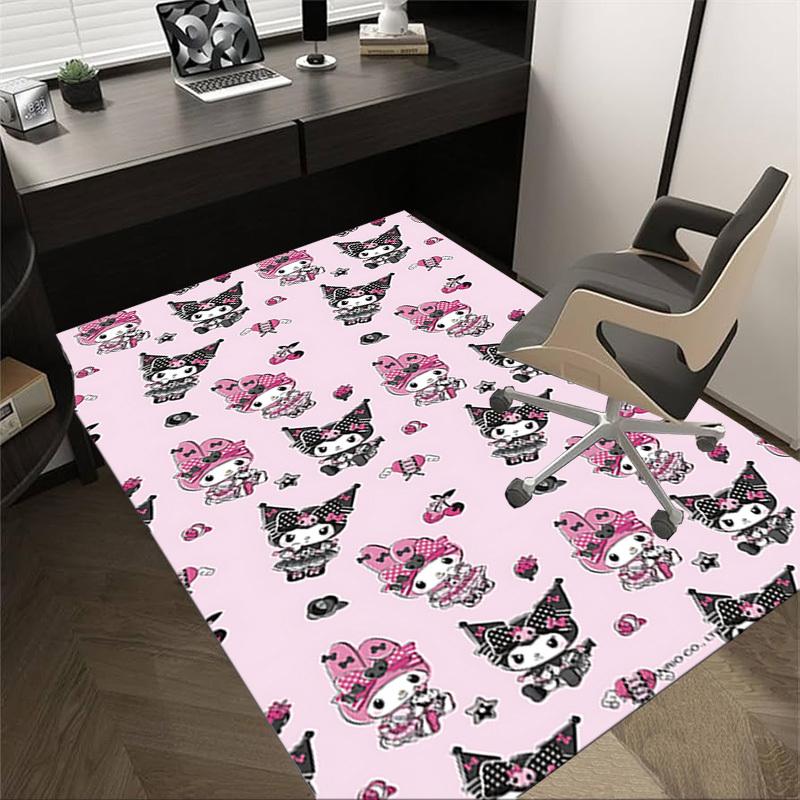 1pc Hello Kitty wallpaper Carpet Anti Slip Polyester Floor Mat for office,Bedroom