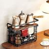 Wall Mounted Refrigerator Side Storage Rack Punch Free Spice Storage Rack  Bathroom