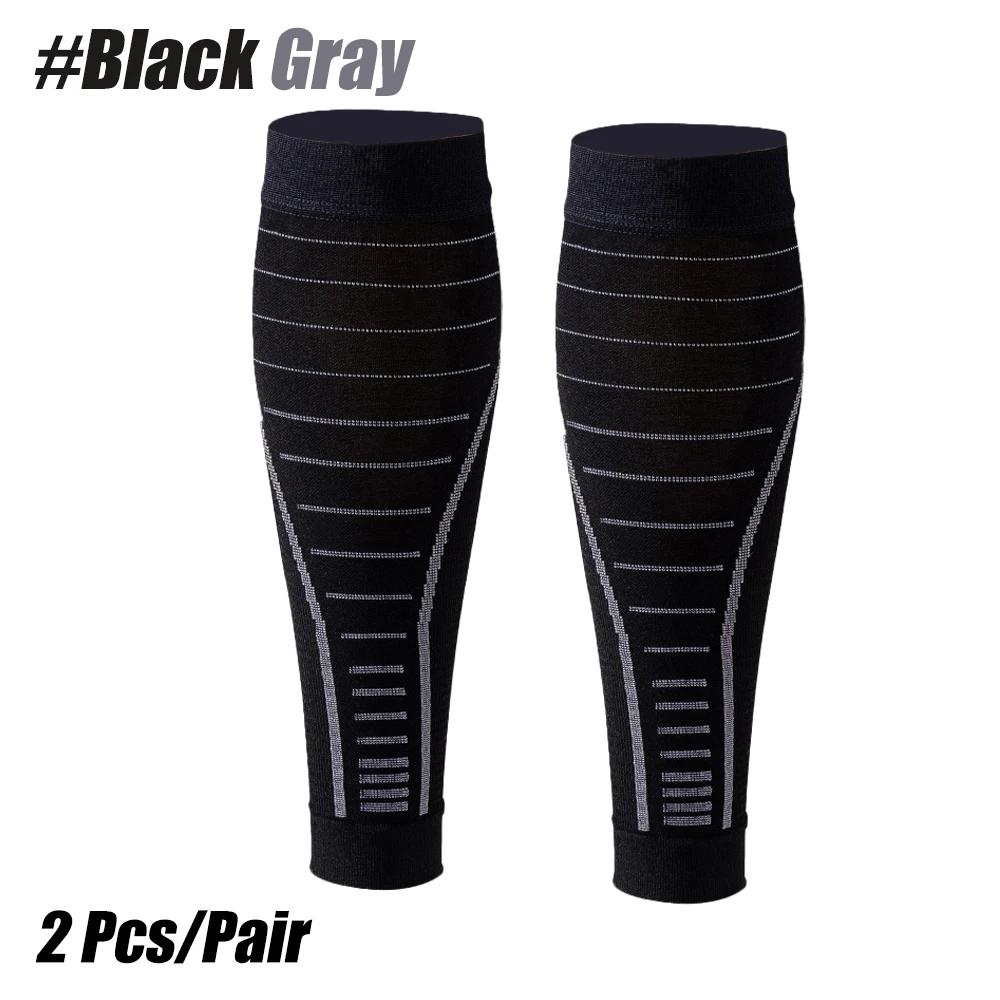 

1 Pair Professional Reflective Running Leg Compression Sleeves – Shin Splint, Calf Compression Sleeve, Travel, For Men And Women L-XL