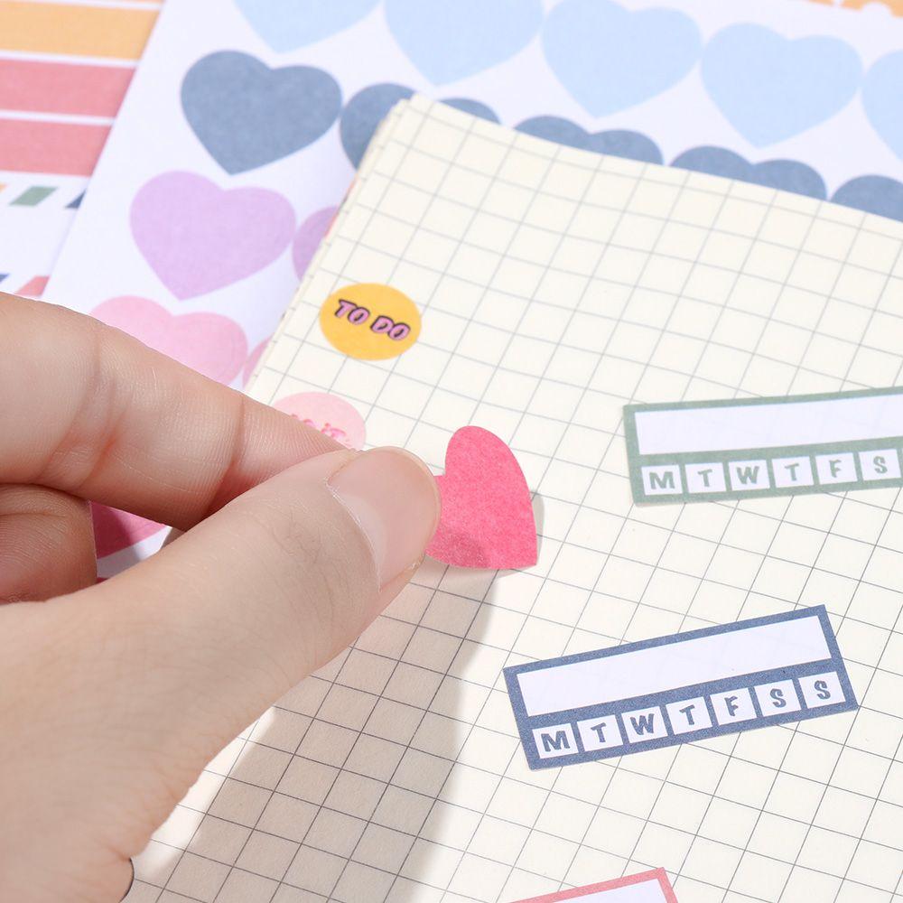 Buy Daily Plan Dot Journal Memo Note Label Scrapbooking Decor To Do ...
