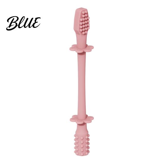 Giocattolo da Masticare Sicuro per Neonati Giocattolo in Silicone per la Dentizione del Bambino, Succhietto Morso per Gengive in Silicone Alimentare, Dentaruolo Senza Cuciture Monopezzo per Alleviare il Dolore, Bastoncino da Masticare Anti-Morsicatura delle Dita,