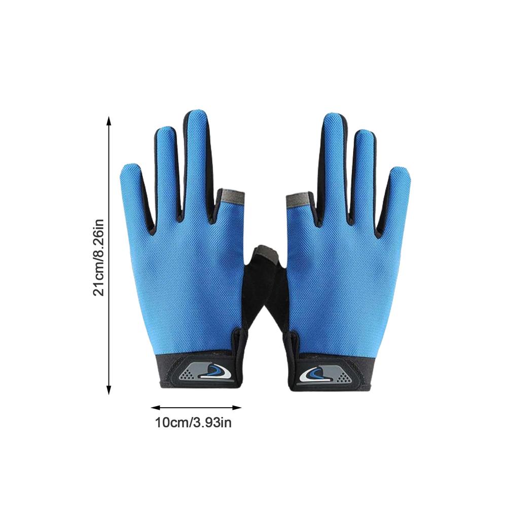 UV-Schutzhandschuhe, atmungsaktiv, elastisch, Sonnenschutzhandschuhe, rutschfester Griff, komfortables Angelzubehör, Sonnenhandschuhe aus Netzgewebe für