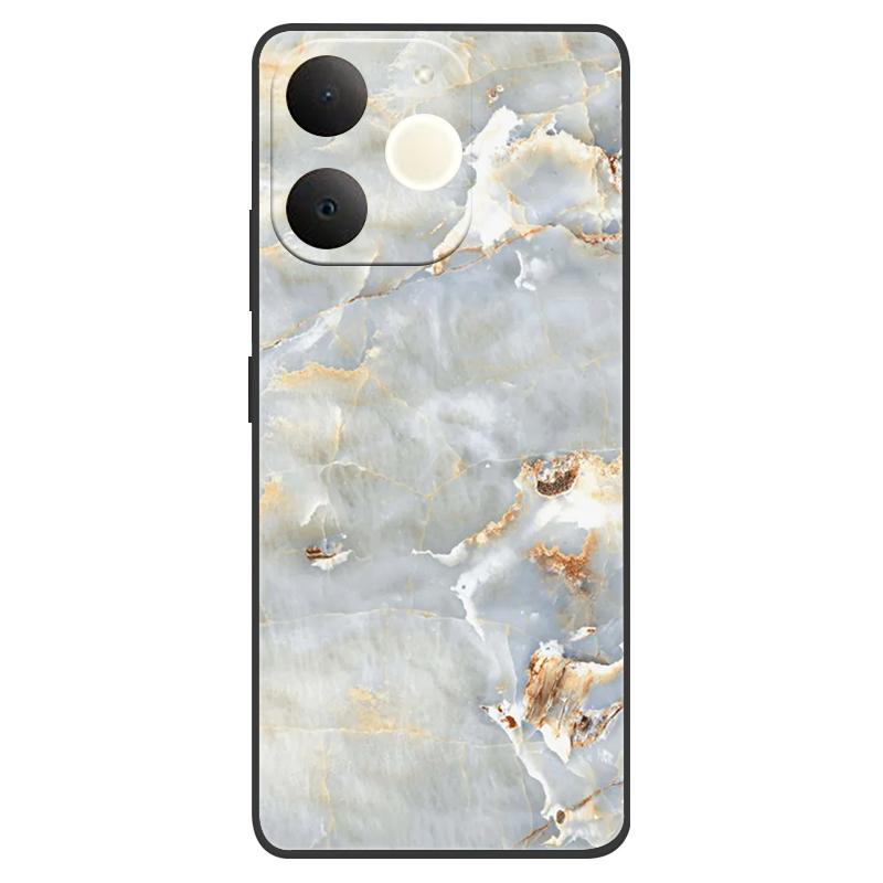 For Realme Note 70 4G Case Realme Note 70T 4G Marble Painted Soft Matte Silicone Back Cover For Realme Narzo 80 Lite Full Shell