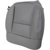 GXARTS Front Driver Side Bottom Lower Replacement Leather Seat Cover Gray #QB Compatible with Ford F150 2004 2005 2006 2007 2008