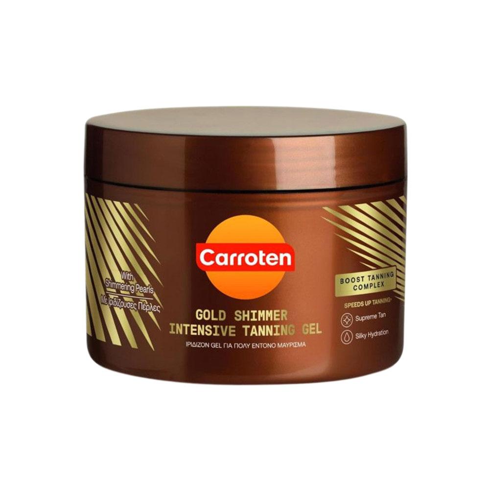 Natürliches Karotten-Bräunungsbeschleuniger-Gel, Langanhaltender Selbstbräuner Bronzer Pflegende Hautpflege für Gesicht & Körper braun