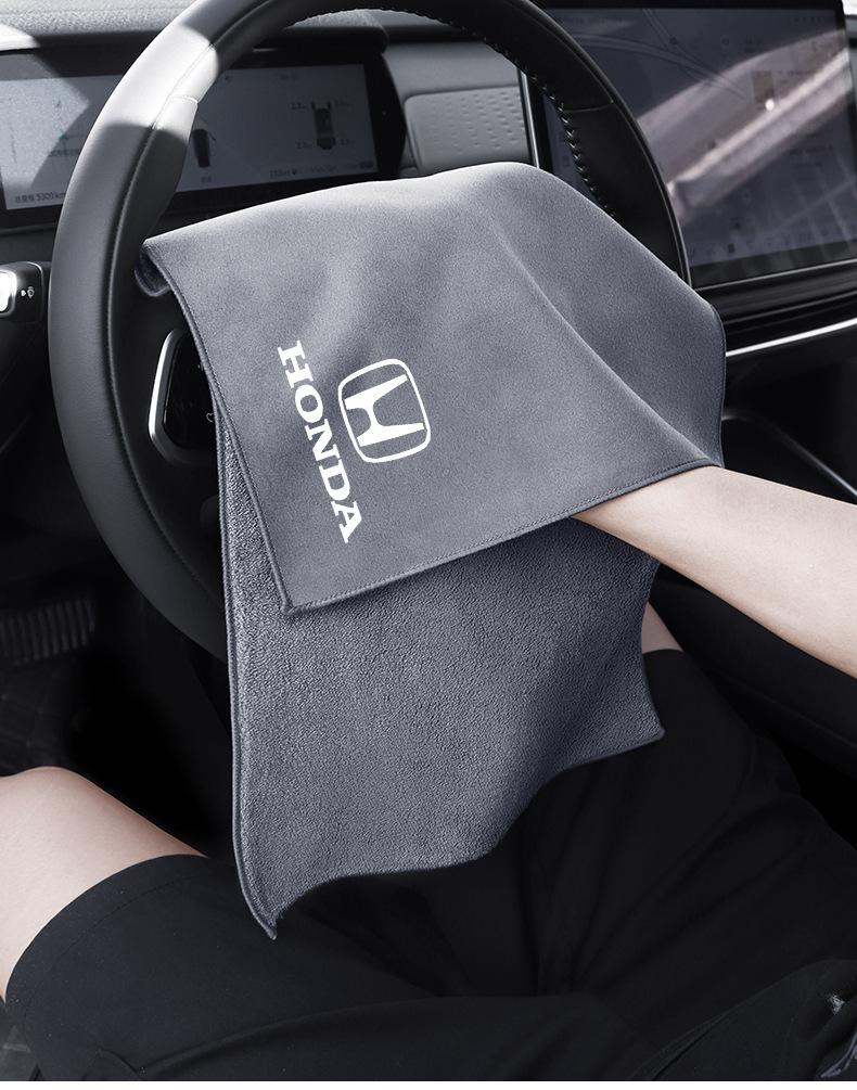 

Car Towel Rag Cloth Sticker Accessories For Honda Civic FIT Accord Prelude CRV 5th Mugen City CRZ CRX Jazz HRV Pilot Odyssey 29CM x 29CM&1 Pcs серый