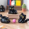 1Pcs New Cute Resin Halloween Black Cat Series Flat Back Fit Phone Deco Parts Embellishments For Hair Bows Accessories