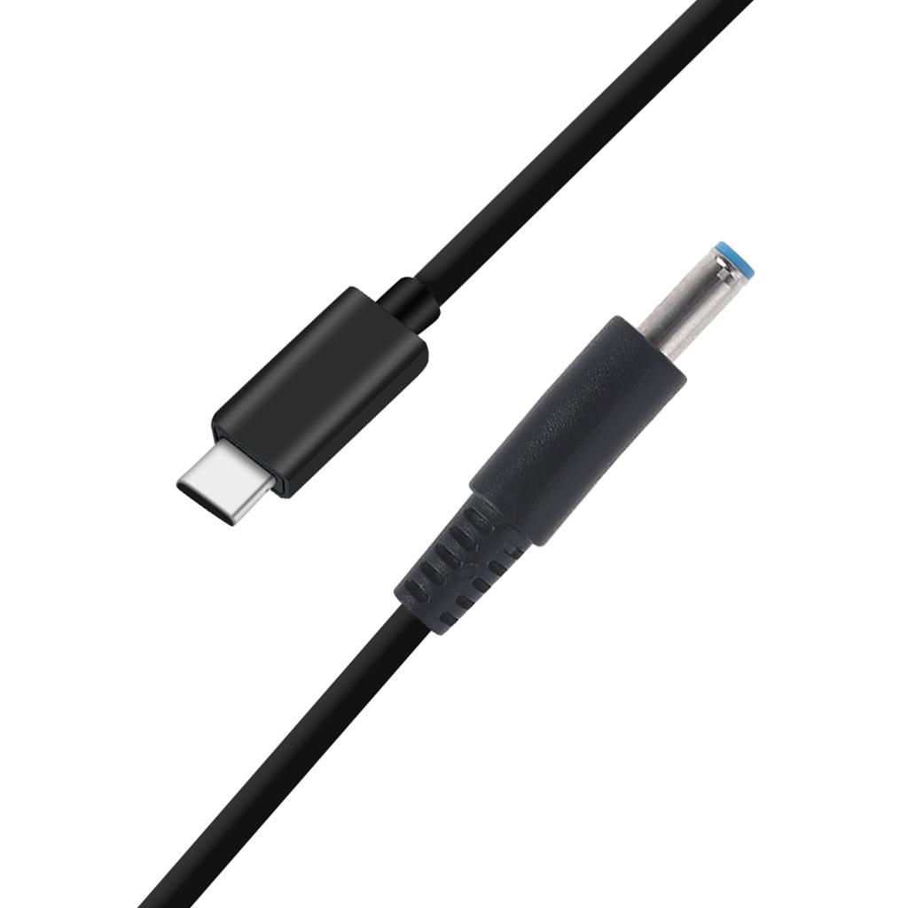 Computer Accessories 1.5M Type-C PD Charging Wire 4.5x3.0mm DC Plug Converter Compatible with HP-Laptop