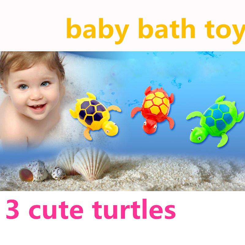 

3 Styles Wind up Swimming Turtle Turtles Pool Animal Toys For Baby Kids Bath Time