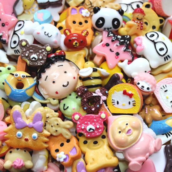 10Pcs Realistic Mini Biscuit Food Jewelry Donut Model DIY Decorative Accessory