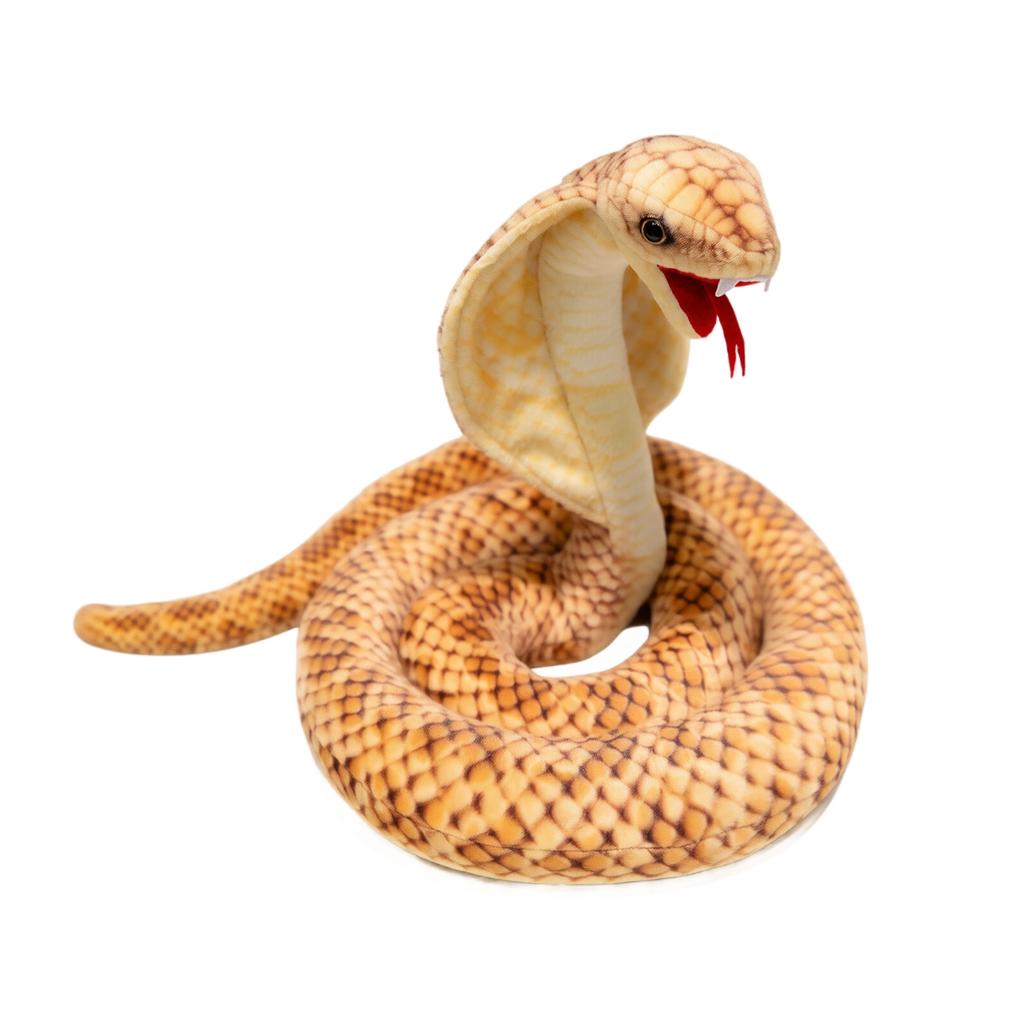 Realistic Plush Snake Toy - Soft Fake Snake for Pranks, Gifts and Halloween Decorations