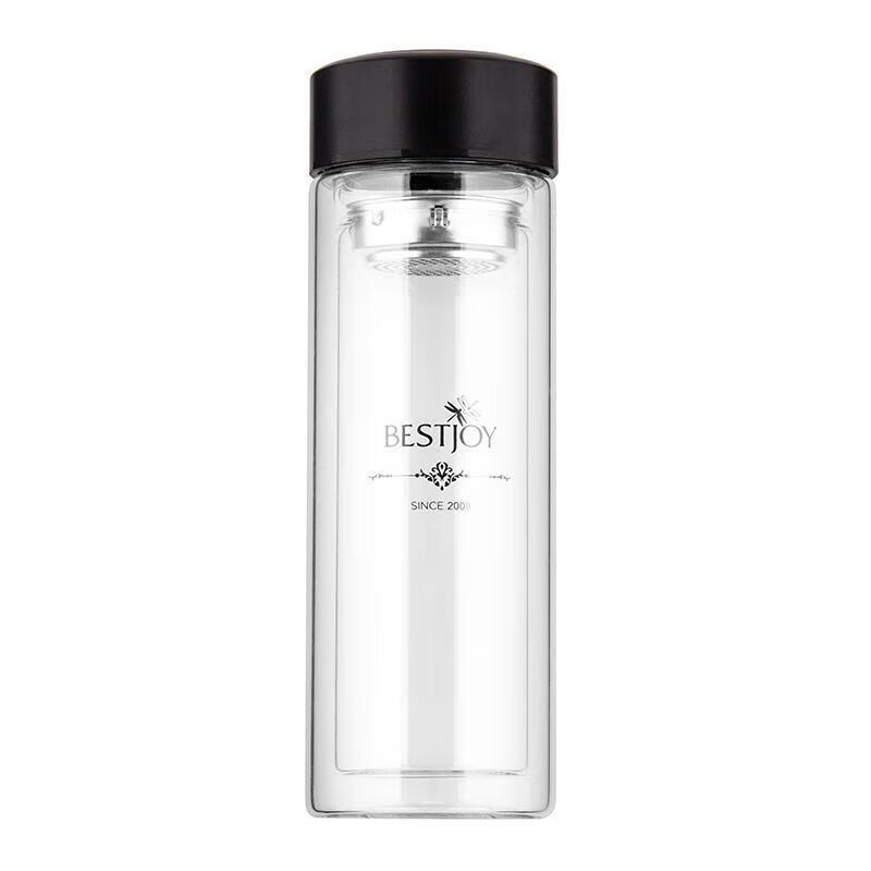 FUGUANG 320ml Insulated Double-Layer Borosilicate Glass Cup
