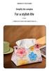 Luxury Waterproof Floral Oil Painting Tissue Box for Living Room