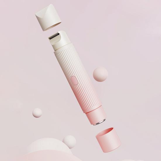 Yousheng Women Electric Shaver Double Heads USB Rechargeable Waterproof Portable Face Body Bikini Area Arm Leg Hair Removal Epilator Razor Trimmer