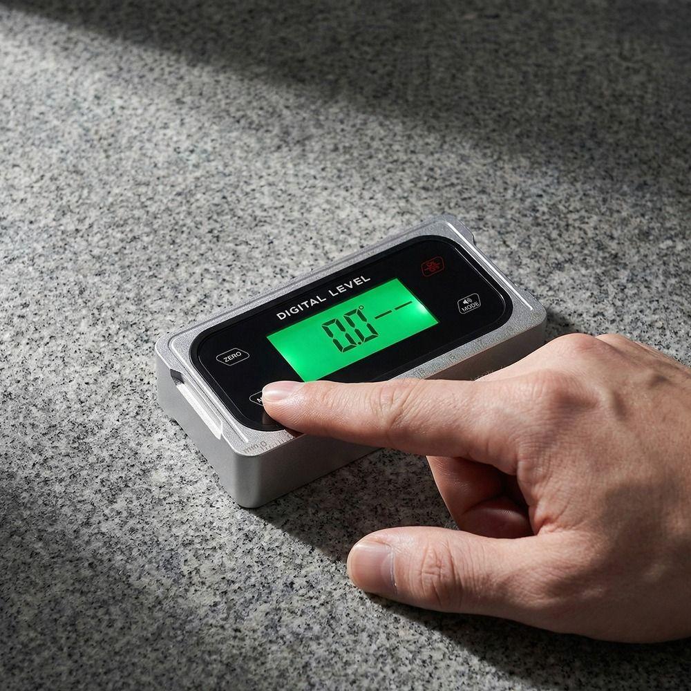4 x 90° Level Angle Gauge Digital Display Angle Finder Electronic Angle Protractor  Construction