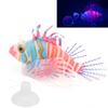 Lifelike Silicone Artificial Glowing Fish with Suction Cup for Aquarium   Decoration