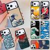 Japanese Wave Art Phone Case For iPhone 17 Air 14 15 13 12 Max Cover For Apple 14 15 16 16e 11 Pro Max Plus