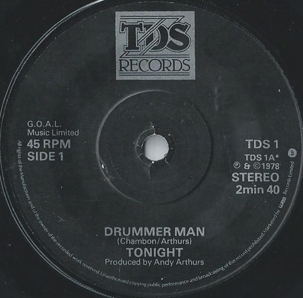 

7inch Record TONIGHT Drummer Man Home TDS1 TDS 1978 UK Rock Used