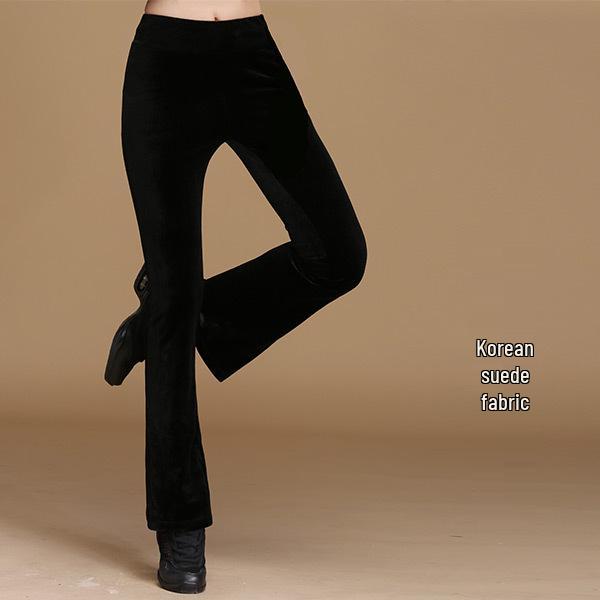 2022 Women's Square Dance Slimming Flared Fitness Pants for Middle-Aged and Elderly