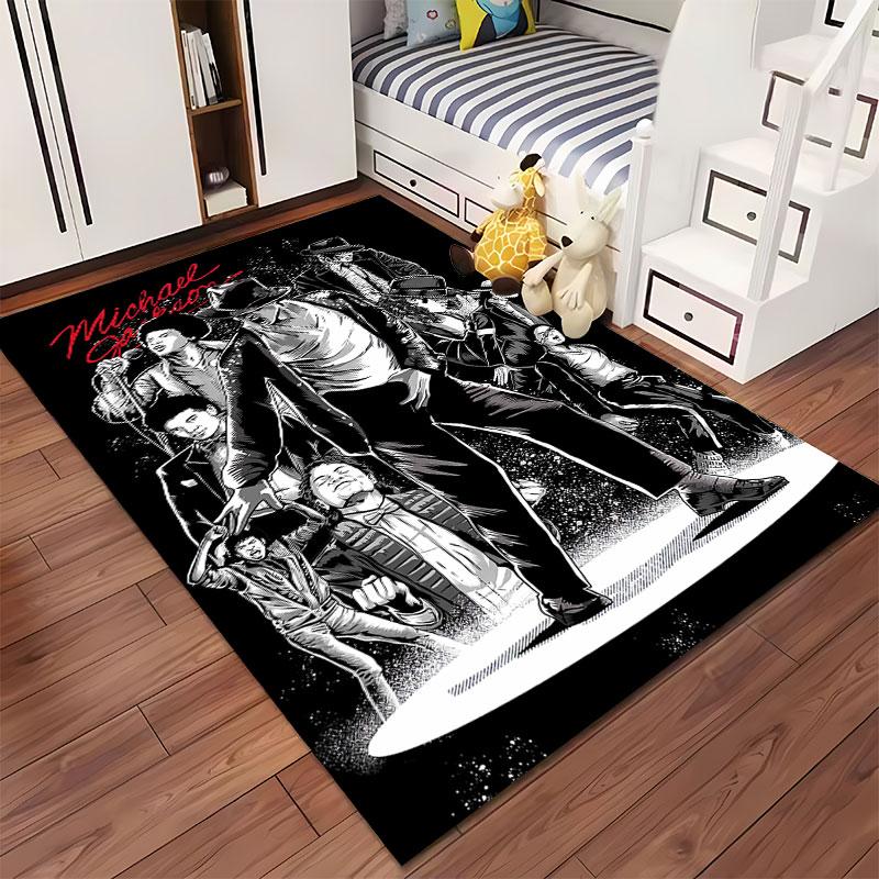 "Michael Jackson Tribute Art" suitable as a non-slip mat for the living room or bedroom sofa