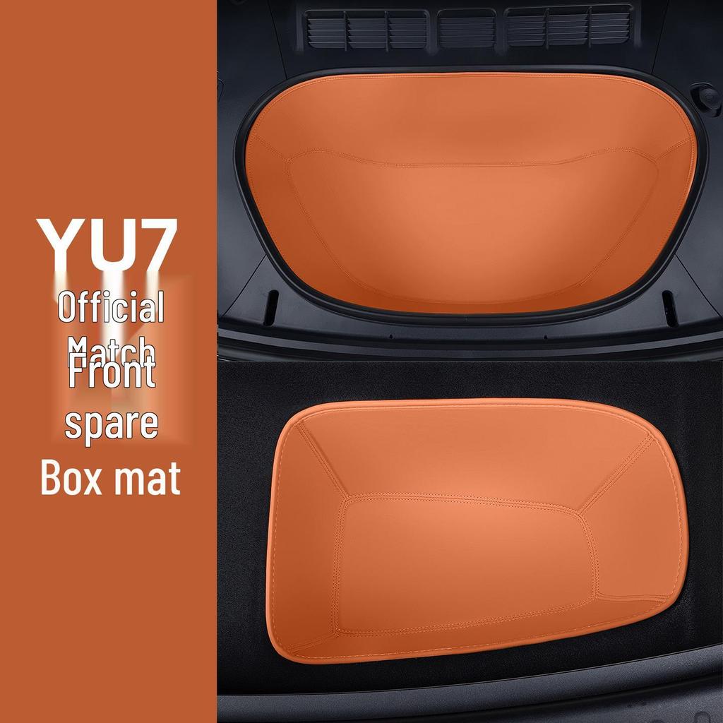 2025 Nappa Leather Front Trunk Mat for Xiaomi Yu7 - Full Coverage Car Accessory