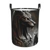 Ancient Egypt God Anubis Egyptian Pharaoh Dirty Laundry Baskets Folding Large Waterproof Clothes Toys Basket For Home Children's
