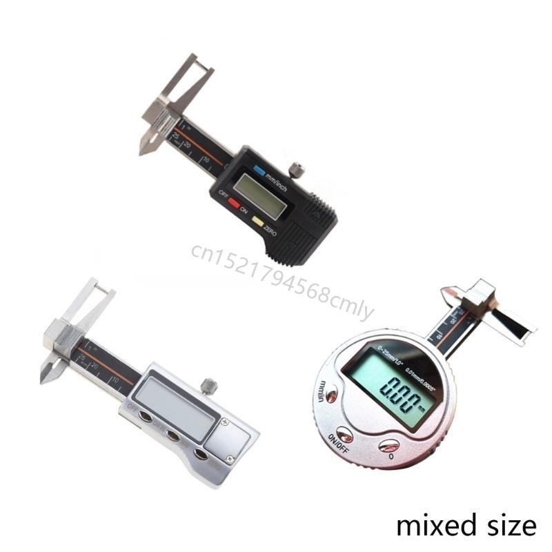Digital Venier- Caliper Stainless Steel 0-25mm 0.01mm Thickness Gauge Jewel Gauge Diamond Gauge Metric & Imperial- 6XDE