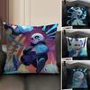 U-Undertale Game Cushion Cover Natural Linen Organic Fabric Double-Sided Printing Sofa Home Decor Gift Pillow Case