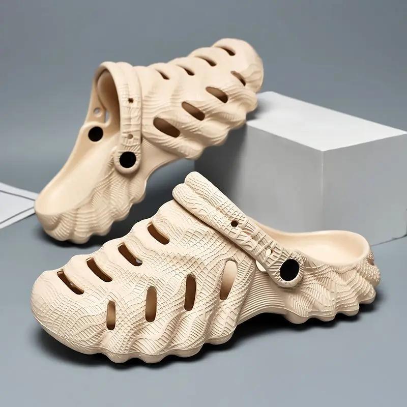 Fashion Hole Male Slipper Fishing and Wading Beach Slides Low Price Trend 2025 Elegant Eva Designer Luxury Summer Sale Style Men's Shoe